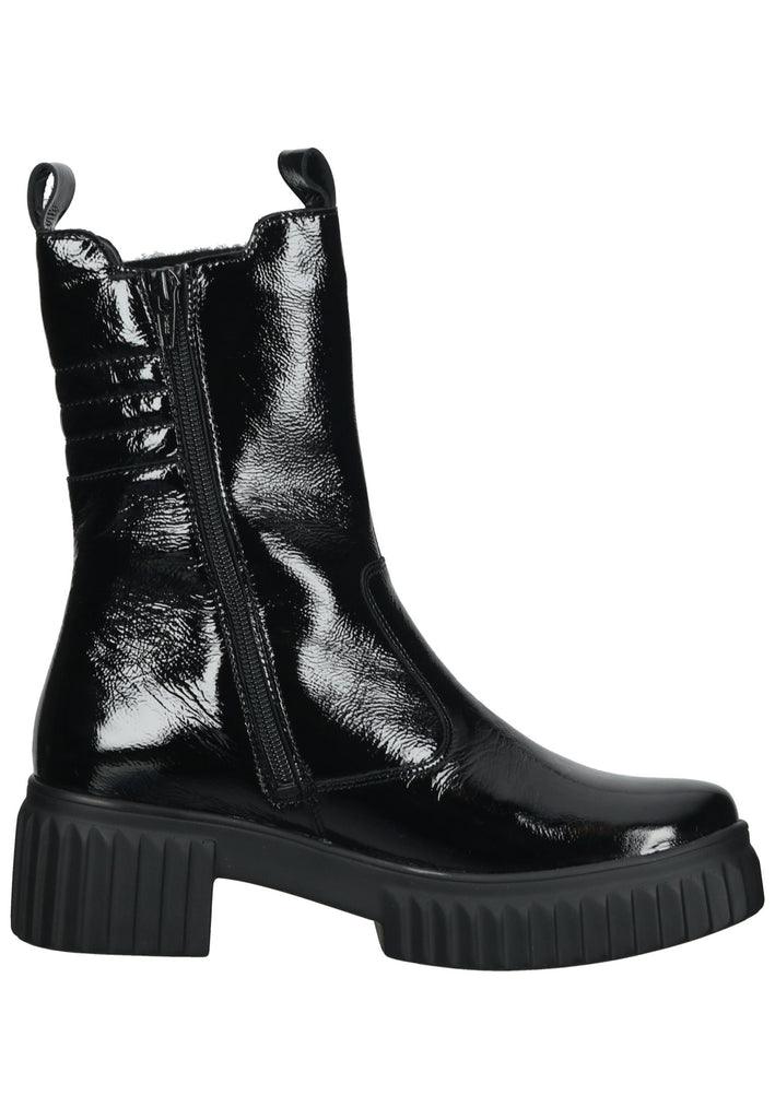 Waldläufer Stiefelette Leder/Textil Schwarz Warmfutter