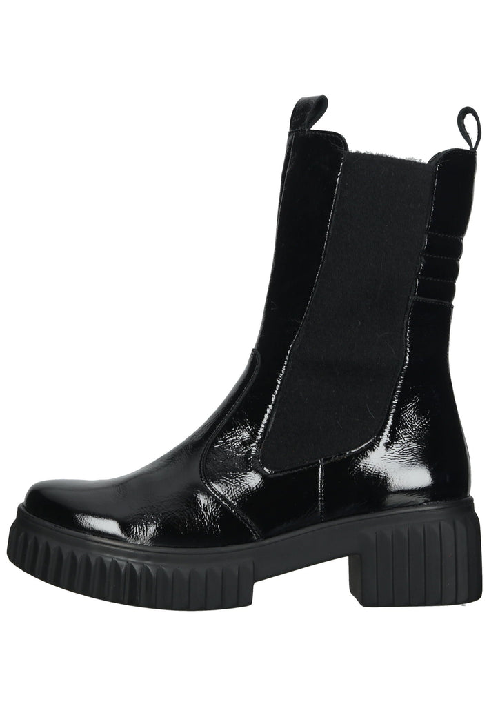 Waldläufer Stiefelette Leder/Textil Schwarz Warmfutter