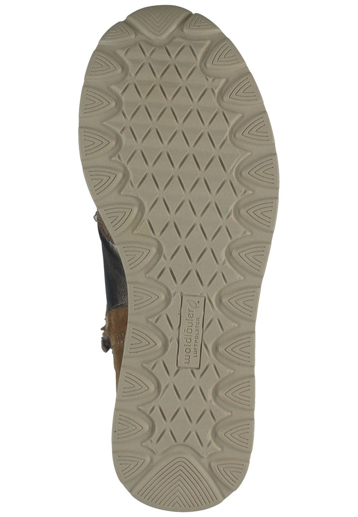 Waldläufer Stiefelette Leder/Textil Walnut