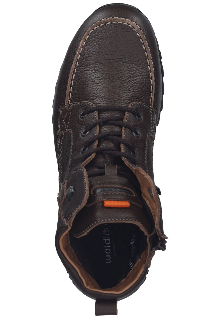 Waldläufer Wanderschuhe Leder Dunkelbraun Warmfutter