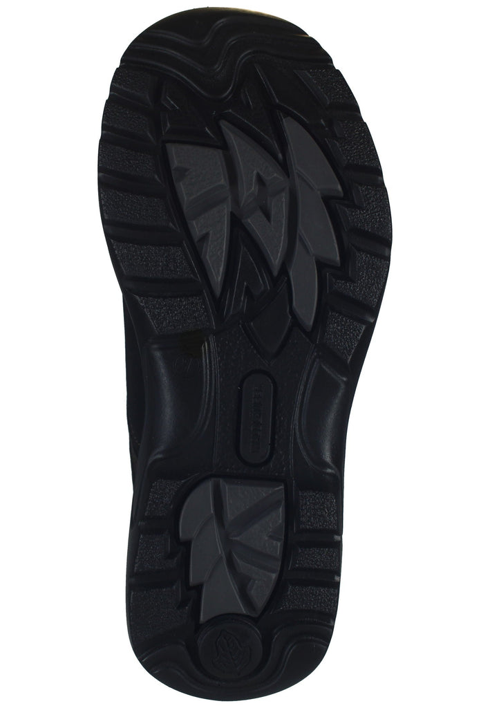 Waldläufer Wanderschuhe Leder Schwarz