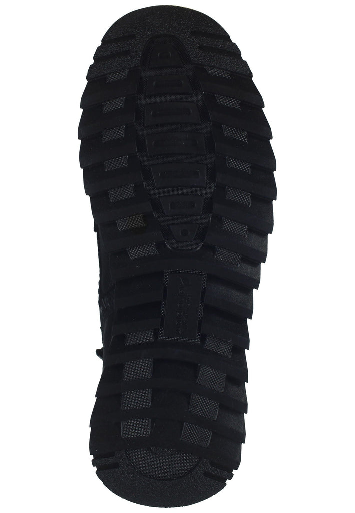 Waldläufer Wanderschuhe Leder Schwarz Warmfutter