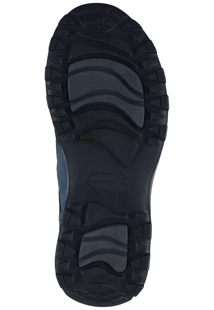Waldläufer Wanderschuhe Leder/Textil Blau