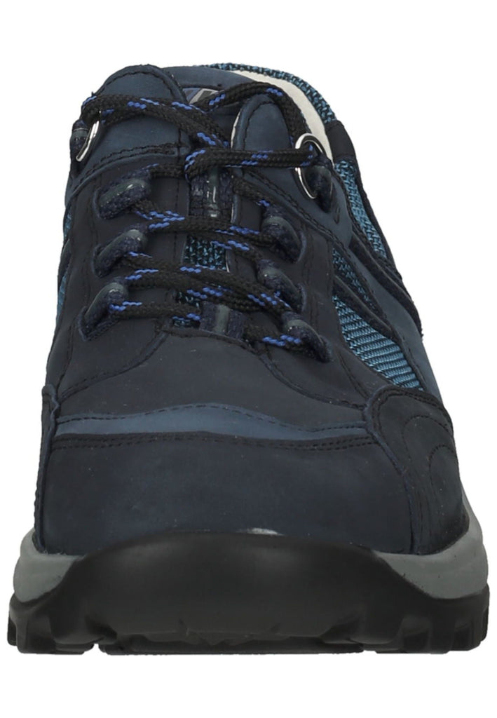 Waldläufer Wanderschuhe Leder/Textil Blau