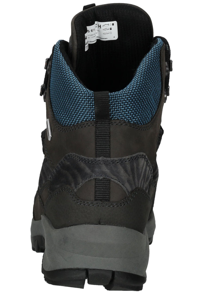 Waldläufer Wanderschuhe Leder/Textil Blau