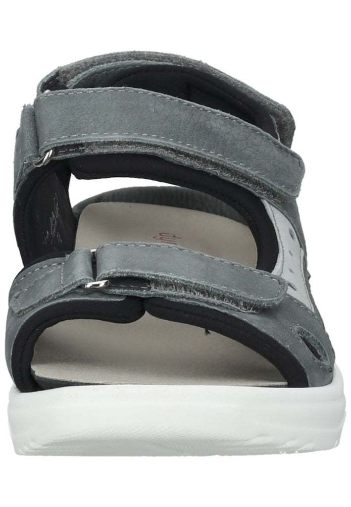 Waldläufer Wanderschuhe Leder/Textil Blau/Grau