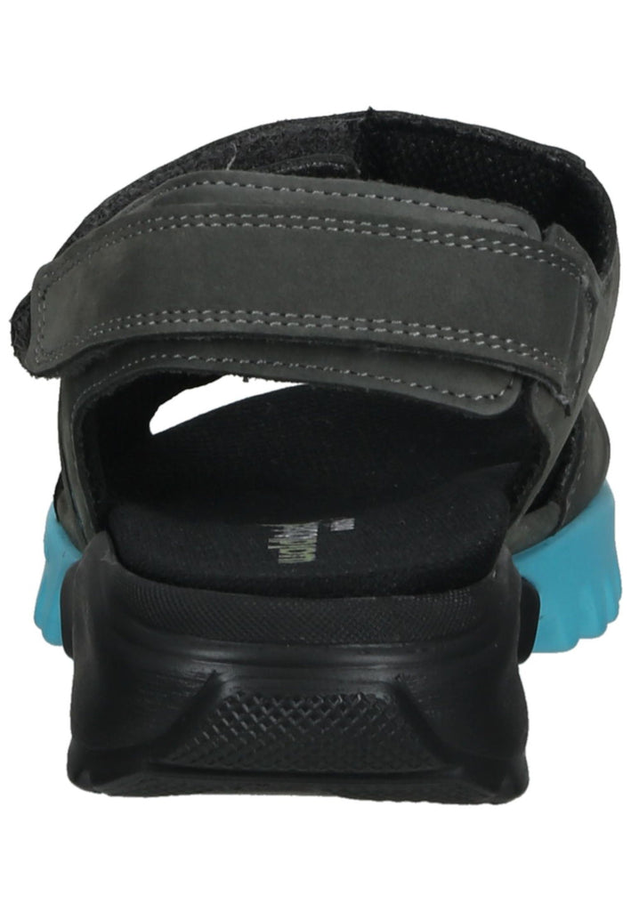 Waldläufer Wanderschuhe Leder/Textil Grau/Türkis