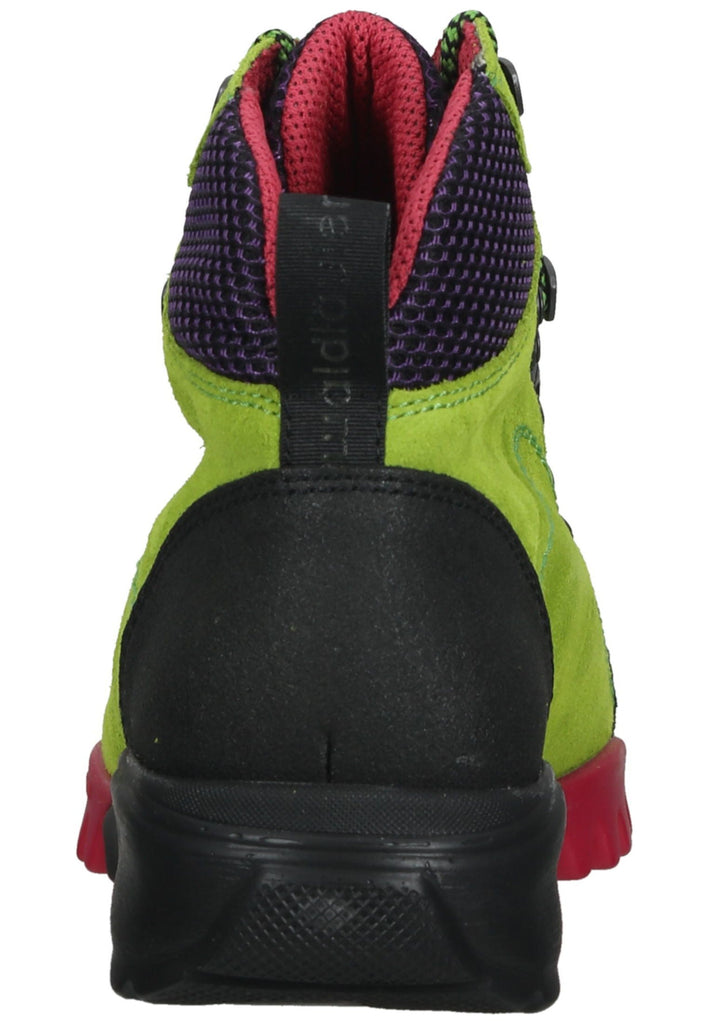 Waldläufer Wanderschuhe Leder/Textil Grün/Kombi