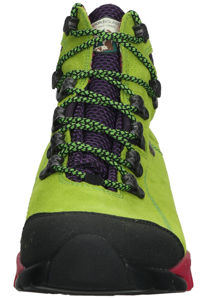 Waldläufer Wanderschuhe Leder/Textil Grün/Kombi