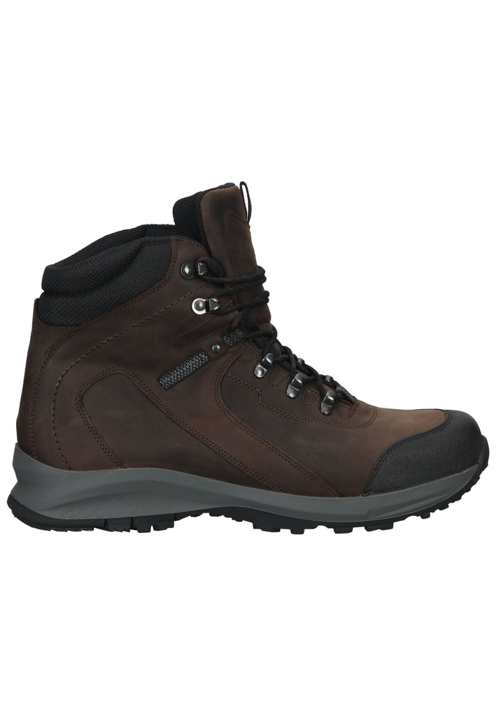 Waldläufer Wanderschuhe Leder/Textil Schwarz/Braun