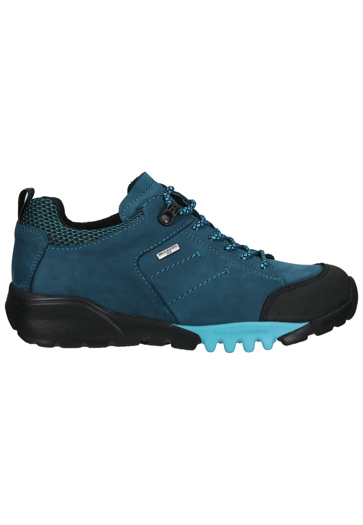 Waldläufer Wanderschuhe Leder/Textil Türkis