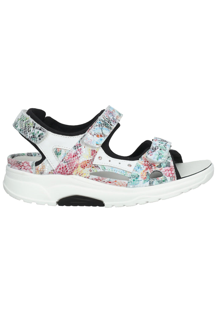 Waldläufer Wanderschuhe Leder/Textil Weiß Kombi