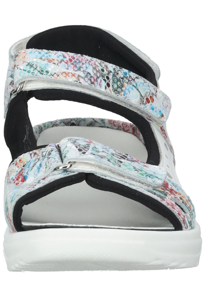 Waldläufer Wanderschuhe Leder/Textil Weiß Kombi