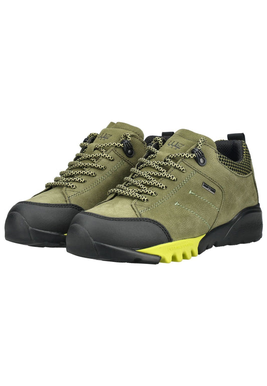 Waldläufer Wanderschuhe Nubukleder/Textil Oliv