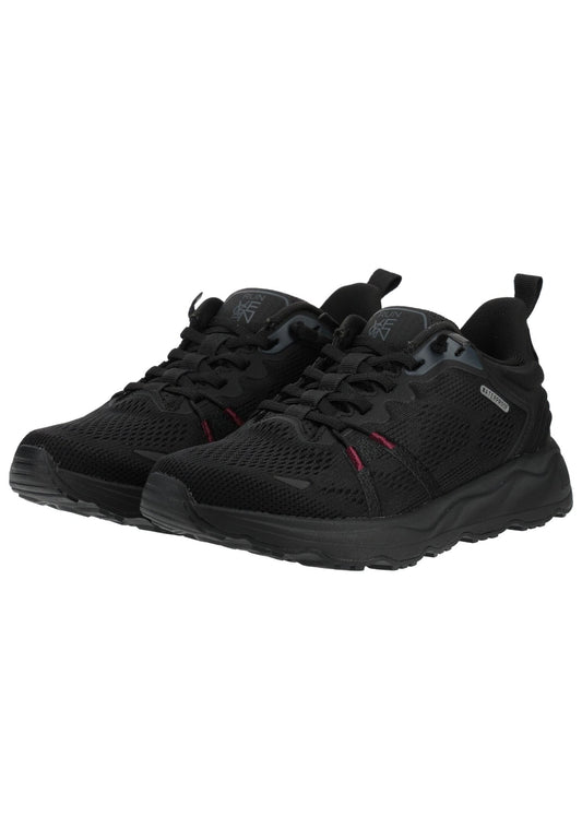 Waldläufer Wanderschuhe Textil Schwarz/Schwarz