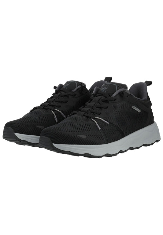 Waldläufer Wanderschuhe Textil Schwarz/Weiß