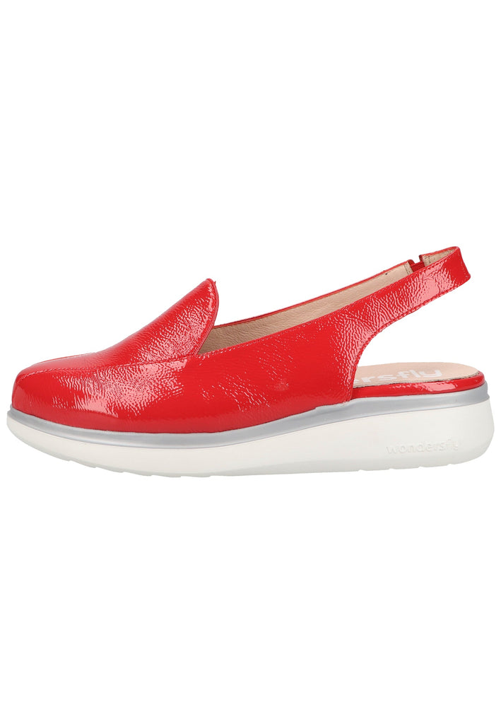 Slipper Wonders Slipper Leder Rot Lack