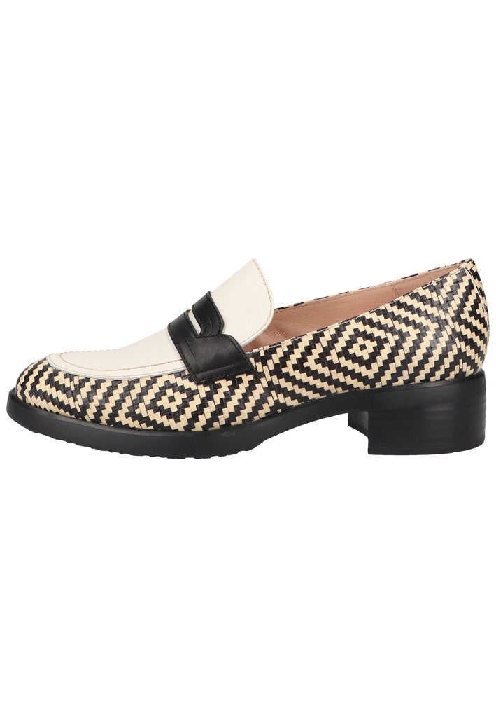 Slipper Wonders Slipper Leder Schwarz/Weiß