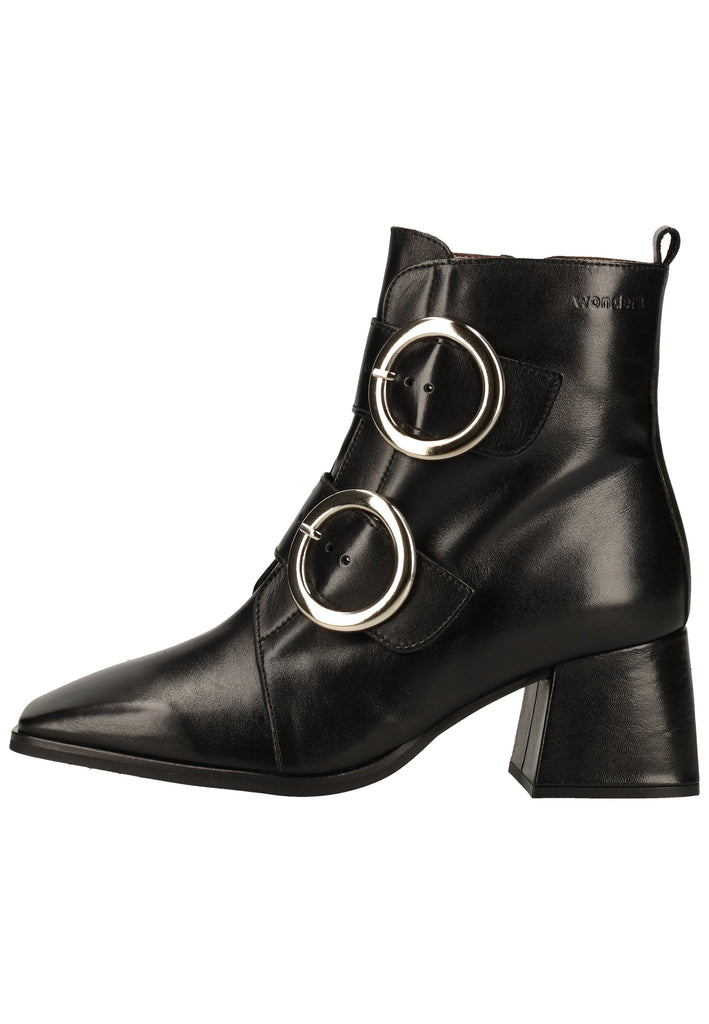 Stiefeletten Wonders Stiefelette Leder Schwarz