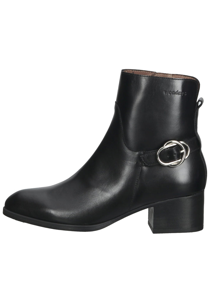 Stiefeletten Wonders Stiefelette Leder Schwarz