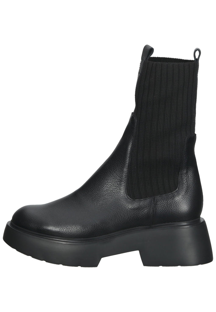 Stiefeletten Wonders Stiefelette Leder Schwarz