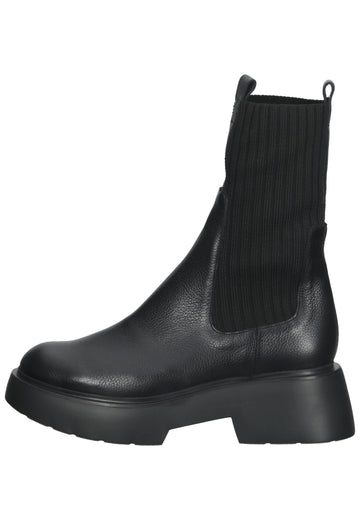 Stiefeletten Wonders Stiefelette Leder Schwarz