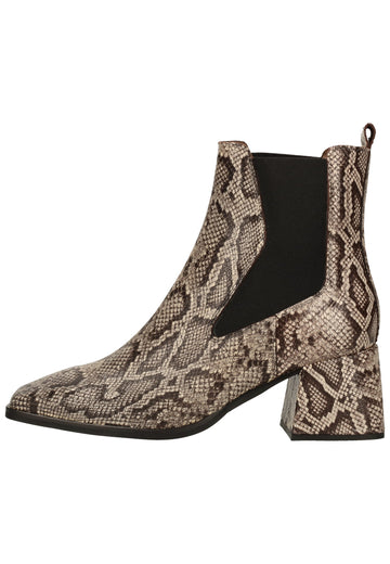 Stiefeletten Wonders Stiefelette Leder/Textil Creme